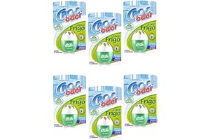CROC ODOR CROC'ODOR 6 Cocos Frigo – Deodorante per frigorifero (33 g) – Detergente Frigo – Neutralizzatore di odori