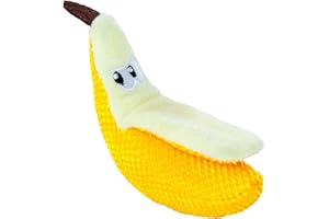 CATSTAGES Petstages Dental Banana - Gioco da masticare per gatti - per l'igiene dentale - con erba gatta - banana