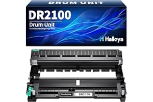 Halloya DR2100 DR-2100 Tambour Compatible pour Brother DCP-7030 DCP-7040 DCP-7045N HL-2140 HL-2150N HL-2170 HL-2170W MFC-7320 MFC-7340 MFC-7440N MFC-7840W (1 paquet)