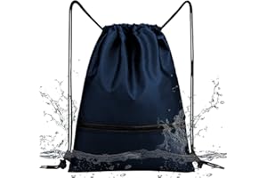 AURUZA 2PCS Drawstring Bags,PE Bags Drawstring Gym Bags String Swim Trainer Bag Personalised Drawstring Bag for Adults Women Children Kids Suitable for Sports School Gym Travel Swimming