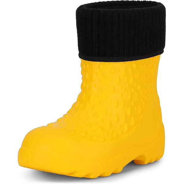 Ladeheid Kinderen Meisje Jongen Lichtgewicht EVA Thermo Rubberen Regenlaarzen LA845KIDS (Roze1025/Roze, 35 EU