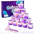 15 Pack Galaxy Slime Kit, Stretchy and Non-Sticky, Play Education and Birthday Gift, For Girls Boys Kids Party Fun Stress Relief Toys, DIY Ideas Stress Relief Toys