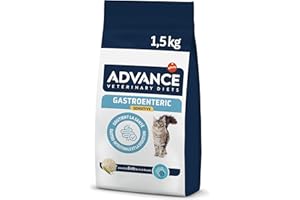 AFFINITY ADVANCE VETERINARY DIETS Advance Veterinary Diets Gastroenteric Sensitive - Croquettes pour Chats avec des Troubles gastro-intestinaux - 1,5kg