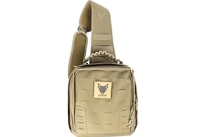 ACE Schakal Sacoche pour Armes - Sacoche d'intervention avec Molle pour Pistolet & Armes Courtes - Tactique & verrouillable grâce à Un Cadenas