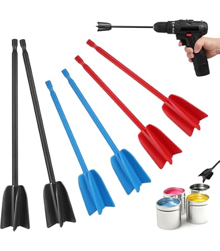 Epoxy Resin Mixer, 5 stuks Epoxy Mixer Attachment voor elke 1/4 inch