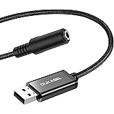DuKabel USB to 3.5 mm Female Aux Adapter External Sound Card