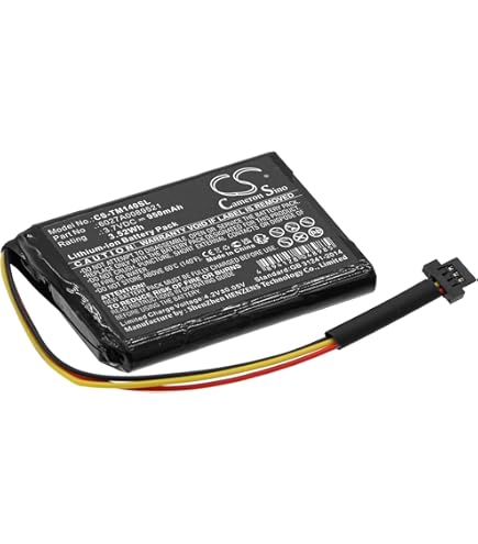 Batteria Ricaricabile Per TomTom Go - Compatibile Con Modelli 8CP9.011.10, 4CP9.002.00, 950, 950 LIVE, 1100 MAh