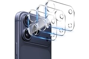 QULLOO Kameraschutz für iPhone 17 Pro für Panzerglas, 3 Stück Kamera Schutzfolie 9H Härte Schutzglas HD Klar Linse Folie Anti-Kratzen Kamera Schutz