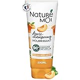 Naturé Moi Après Shampooing Sans Sulfate Nourrissant Démélant, Répare Cheveux Secs, Abîmés Abricot, Huile de Sésame Bio 98% d