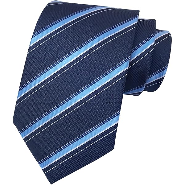 Marysgift – Cravatta Uomo A Righe 146x8 Cm – Classica E Formale Per Matrimoni, Affari E Feste – Tessuto Poliestere Morbido