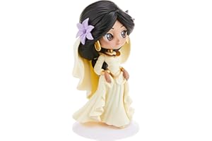 Bandai Banpresto BP35526P - Qposket - Disney Princesses - Aladdin - Figura d'azione Jasmine Dreamy Style, 14 cm