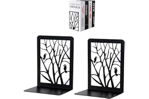 EULAPGOE 2 Pezzi Fermalibri, Fermalibri, Porta Libri CD Per Bambini In Metallo, Porta Libri Per Scaffale, Porta Cartelle DVD Libreria Invisibile, Fermalibri Fermalibri