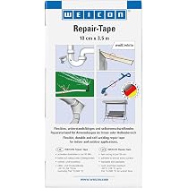 WEICON Nastro Autosaldante Per Tubi 12,5 Cm X 10 M – Riparazione Rapida Per Perdite E Crepe (Bianco)