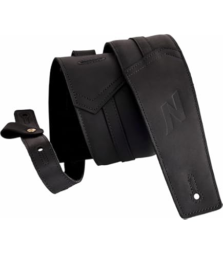 Tracolla Per Chitarra Nefelibata In Pelle E Cachemire - Con Plettri E Accessori - Foto 5