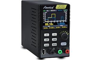 ‎ABESTOP AT3301 Labornetzteil 30V 10A, DC Stromversorgungen 30V/10A einstellbare Labornetzgerät 10mV / 1mA hohe Auflösung mit 2,8 Zoll LCD (300W/30V/10A)