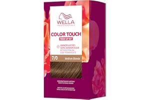 WELLA PROFESSIONALS Color Touch Fresh-Up-Kit - Kit de coloration semi-permanente 7/0 Medium Blonde - Blond Moyen Naturel