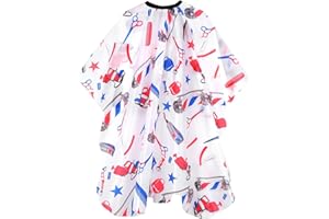 Yuanchu Friseurumhang,145x120cm/57x47.2in Wasserdichtes Haarschneideumhang Einstellbar Barber Cape Haarschnitt Friseurumhänge Friseursalon Umhänge Für Salon Haarschneiden Friseur