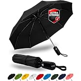Windproof Umbrella I Folding Umbrella 3 Sizes &Oslash;95cm,&Oslash;100cm, &Oslash;105cm | Umbrella Compact I Small Lightweight Travel and Daily Um