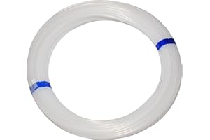 HVG-DRUCKLUFTZUBEHÖR Polyethylen-Schlauch PE Pneumatikschlauch, 8mm, 50 Meter Rolle, Farbe: natur