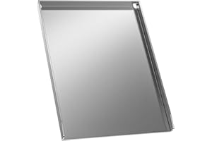 Onlyfire Plancha para parrilla de SUS304 acero inoxidable, para cocinar carne, pescado o cualquier otro alimento a la parrilla,para barbacoa de carbón, plancha, parrilla de gas y más,40x 30cm