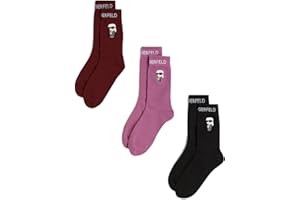 Karl Lagerfeld International B.V Ikon Sock 3 Pack Calcetines, Multicolor, 39-42 Mujeres