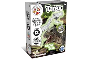 Science4you Excavation de Fossiles T-Rex - Jouet avec des Dinosaures Qui Brille dans l'obscurité, Creusez Les Fossiles de Votre T-Rex, Jouets, Jeux, Cadeaux de Dinosaures pour Garçon et Fille 6+ Ans