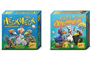 Zoch- Meck sul verricello e Vermi Extra, Il Gioco turbolente con espansione in Set Bundle, a Partire da 8 Anni, Colore Bunt, 601101494, Esclusivo Amazon