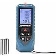 TOMAHAWK® TFR-0800 LT Laser Distance Meter MC 80m RL THK | 80m/260ft Range with Backlit LCD | IP54 Waterproof | Versatile Laser Measuring Device | Dust & Water Resistant | GS & CE Certified