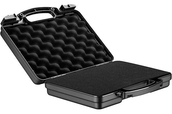WilTec Mallette pour Armes – pour Armes de Poing et Pistolets – avec Insert en Mousse – Valise Fusil de Chasse, Carabine, Chasseur