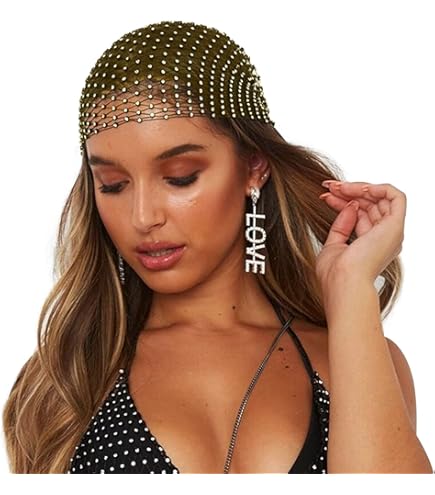 FINGERINSPIRE Women's Gold Rhinestone Headband 455 mm Rhinestone