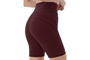 JOYSPELS Womens High Waisted Gym Shorts - Running Shorts with Inner Pockets, Non See Through Yoga Cycling Shorts for Women