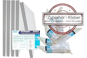 HS-KAMINE Promat PROMASIL® 950-KS Isolierplatte Wärmedämmplatte Brandschutz A1 DIN 4102 Format 1000 x 500 Stärke von 30-80 mm (Dämmplatte 1000 x 500 x 40 mm, 4 Stück)