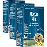 Ocean Plus 1200 Mg 30 Kaps&uuml;l Konsantre Balık Yağı (3 paketi)
