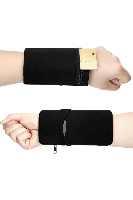Lot De 4 Bracelets éponge GIDWRIY - Anti-transpiration - Sport, Tennis, Gym - Blanc Et Noir