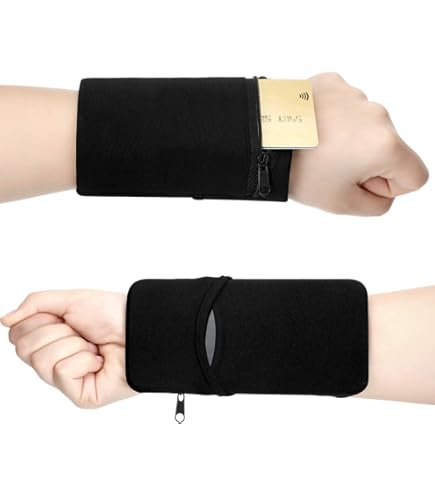 Tasca Sportiva Da Polso Con Cerniera - Portafoglio Per Corsa, Ciclismo, Palestra - Foto 10