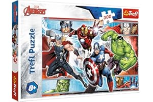 Trefl, Puzzle, Avengers, Marvel, 300 Teile, für Kinder ab 8 Jahren Meister, Disney Cars Farbig