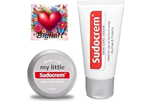 BIGHART Set Sudocrem Baby Skin Care Cream & a Fridge Magnet, Suitable For General Skin Care, Irritations, Spots, Rashes And Sores, Excellent For Baby Nappy Care, Soothes and protects Skin Protectant