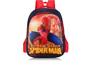 Newtic Sac Spider-man Enfant Sac a Dos Spider-man Enfant Sac a Dos Enfants Garçons Pour 3D Ecole Maternelle, Garçon, Fille, Crèche Garderie, Primaire, 40 x 28 x 16cm
