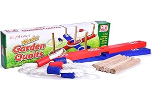M.Y Wooden Garden Quoits | Traditional Outdoor Hoopla Game