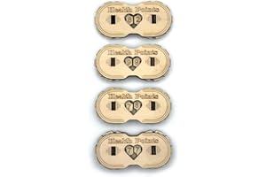 Printable Adventure DND HP Tracker in legno - Contatore di punti vita per tablet e RPG - Perfetto per Dungeon Master & Giocatori - HP Counter inciso al laser - Accessori per penna e carta