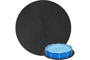 KEAGAN Pool Outdoor Mat, Protective Non-Slip Underlay, 4 Metres, Round, Water-Absorbent Felt, Building Protection