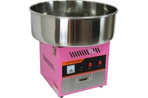 GT CATERING Machine barbe à papa professionnelle, cuve Ø 52 cm