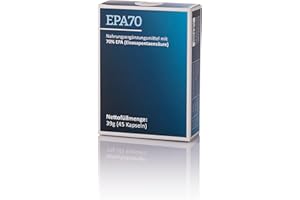 Wunschkapsel EPA70 Kapseln | 45 Kapseln mit 70% EPA (Eicosapentaensäure) | hochkonzentriert ohne unerwünschte Zusätze | 500 mg pro Kapsel, einzeln geblistert, besonders geschützt
