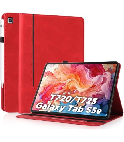 Custodia In Pelle PU Per Lenovo Tab P12 12.7 Pollici - Con Supporto Pieghevole - Design Onde Del Mare