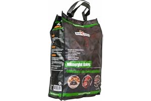 Grillfürst Männerglut Kokos Grillbriketts 10 kg - Briketts aus Kokosnussschalen für eine extra Lange Grilldauer, aus 100% Kokosschalen
