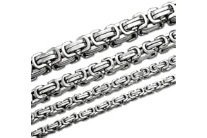 SOUL-CATS SoulCats Königskette Halskette Armband Set Panzerkette Edelstahl Silber