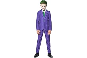 Suitmeister Boys Suit - The Joker DC Character Slim Fit Suit
