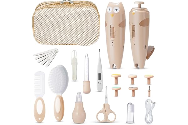 Lictin Lime à Ongle Électrique Bébé 26 en 1, Kit de Coupe Ongle Bébé, Ensemble de Coupe et de Soins des Ongles pour Bébé, Adapté aux Nouveau-nés, aux Enfants et aux Adultes