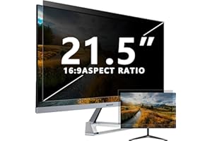 DABERNUR Sichtschutzfilter kompatibel mit 21,5 Zoll 16:9 Breitbild-Display - Monitor, Desktop-PC, Computer, Anti-Spy/Einfache Installation/Anti-Glare/Blockierung blaues Licht