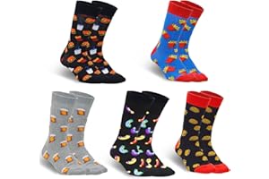 Stynice 5 Pares Calcetines Deporte Hombre Medias Termicas Mujer - Calcetines Hombre Invierno Calcetines Hombre Divertidos Calcetines Hombre Algodon Largos Calcetines Calientes Coloridos Regalo 22.5cm